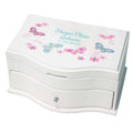 Princess Jewelry Box - Aqua Pink Butterflies - MyBambino.com