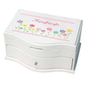 Girl's Princess Jewelry Box - Stemmed Flowers - MyBambino.com
