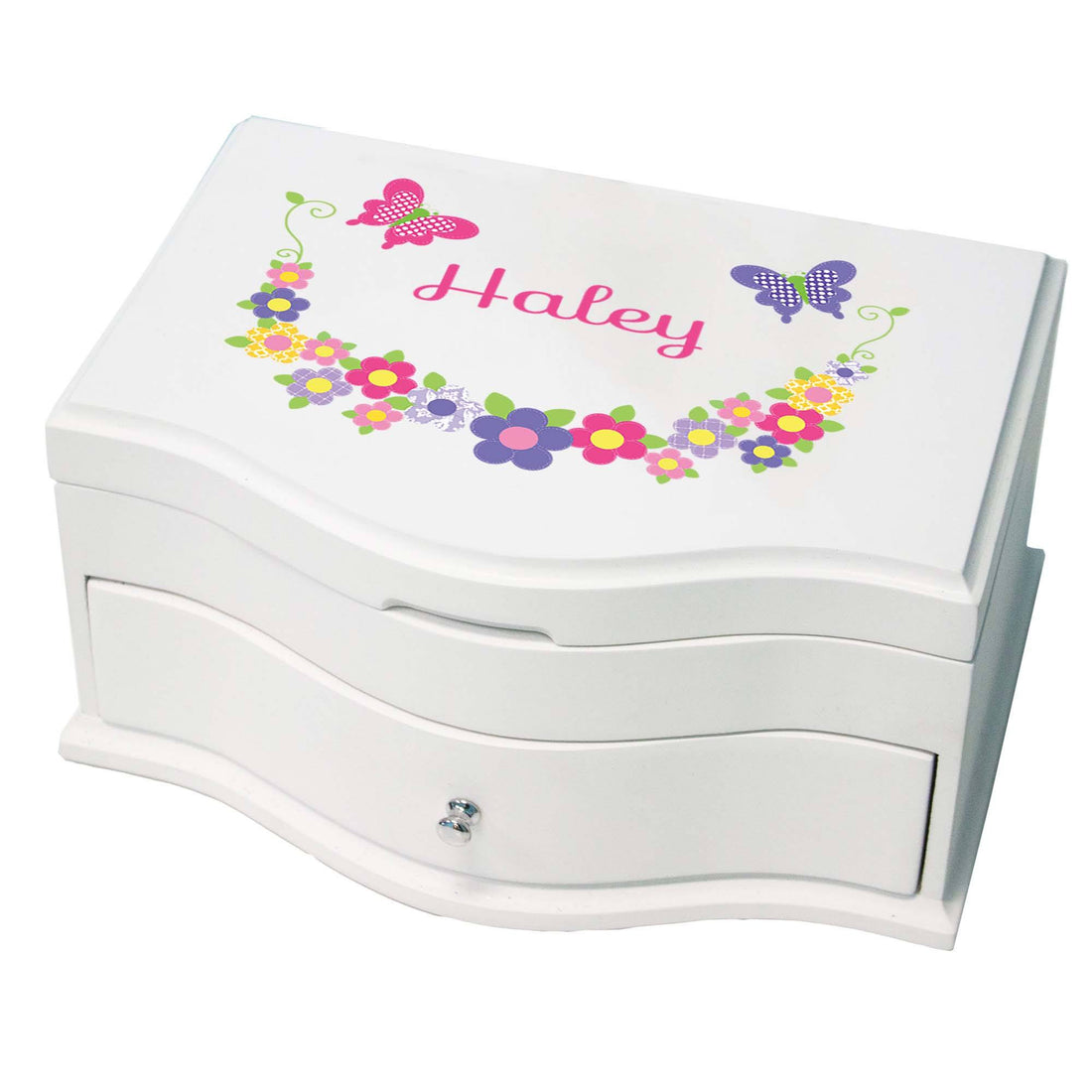 Princess Jewelry Box - Bright Butterfly Garland - MyBambino.com