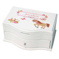 Princess Girls Jewelry Box with Ponies Prancing design