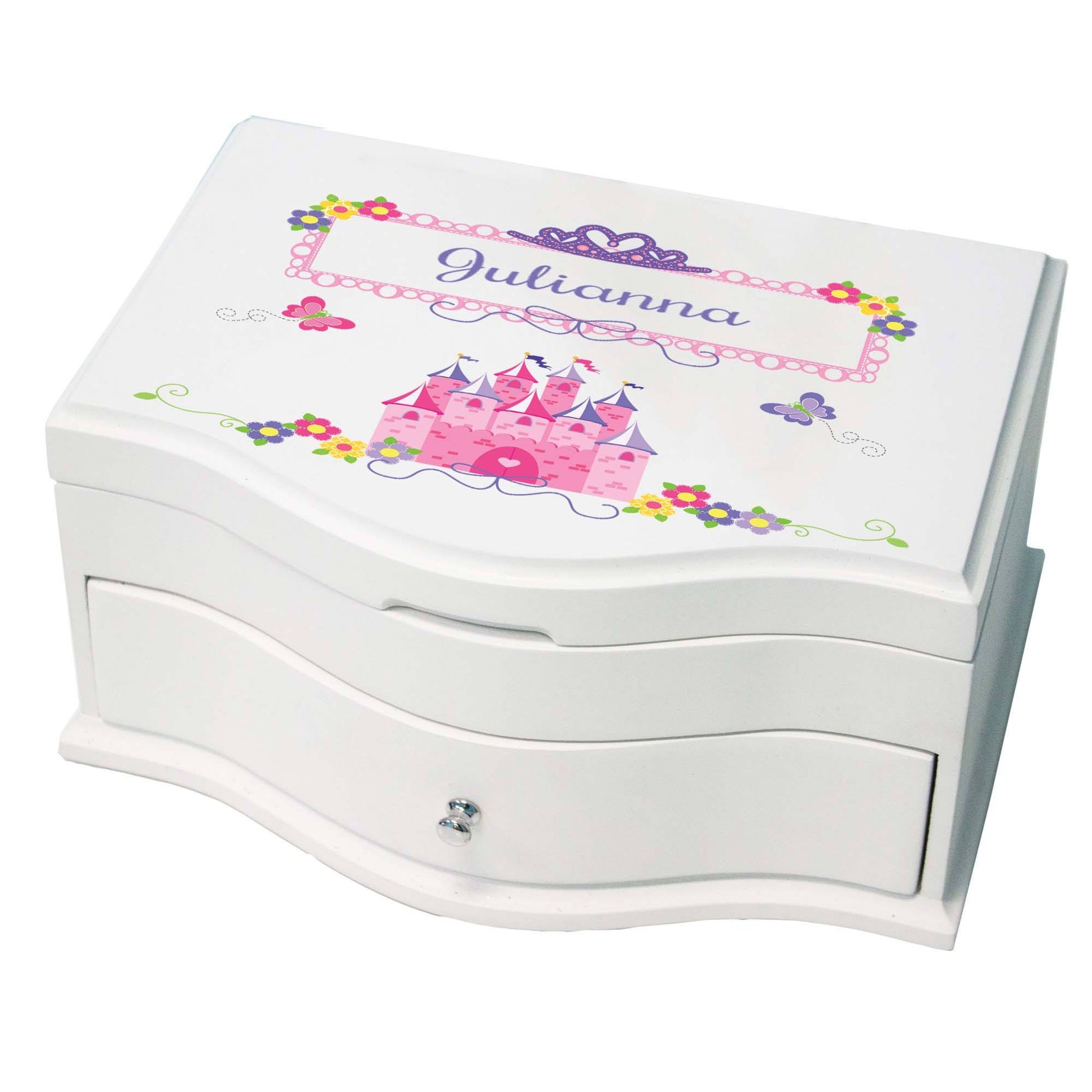Girl's Princess Jewelry Box - Princess Castle - MyBambino.com