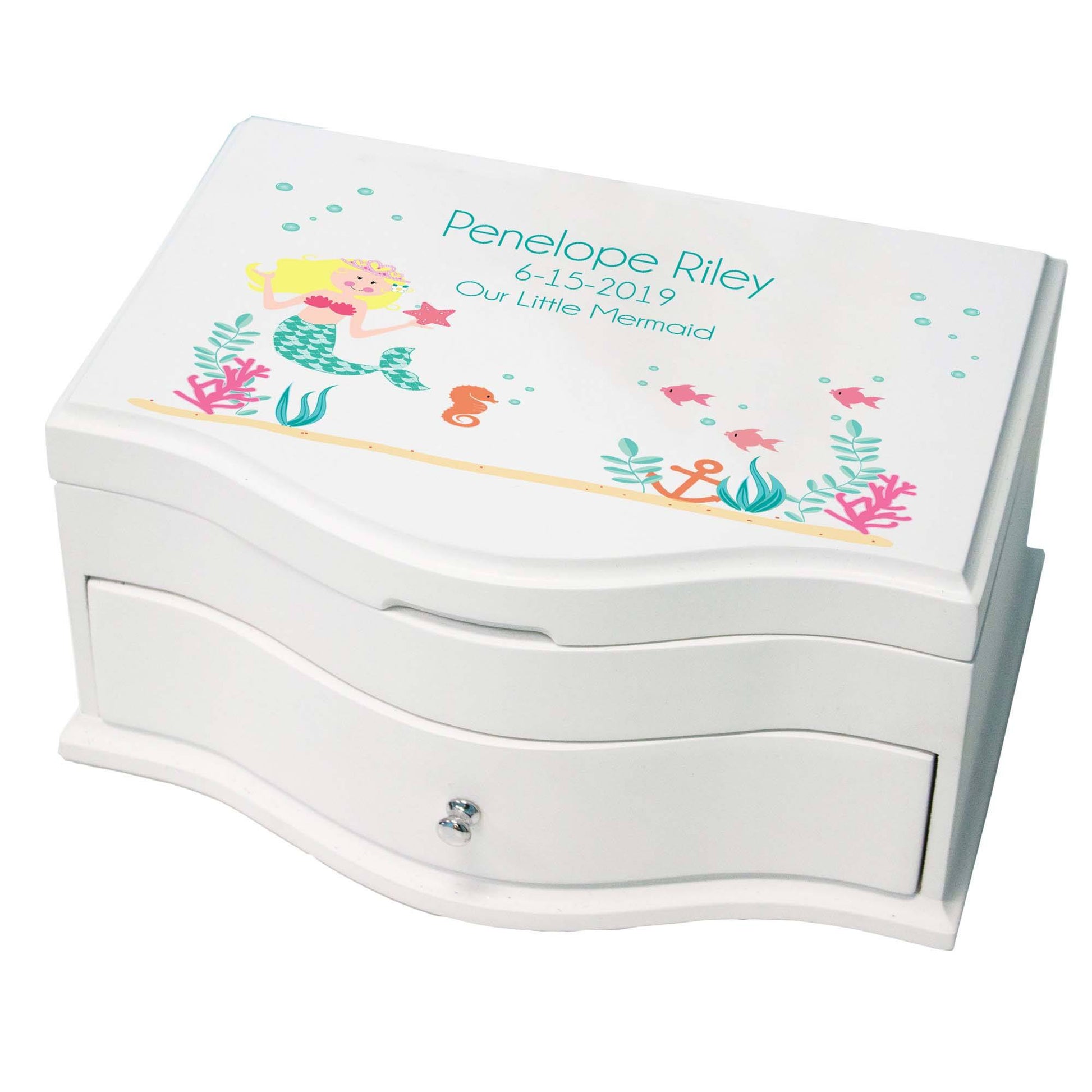 Princess Jewelry Box - Blonde Mermaid - MyBambino.com