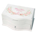 Blush Floral Cross Princess Jewelry Box - MyBambino.com