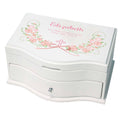 Blush Floral Cross Princess Jewelry Box - MyBambino.com