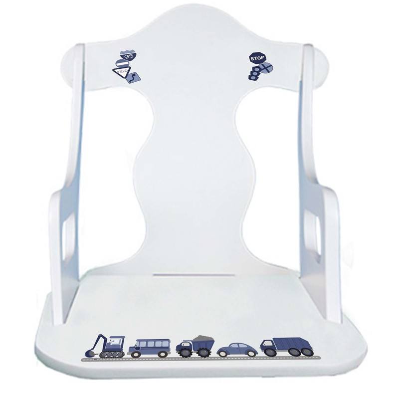 Personalized Transportation Puzzle Rocker