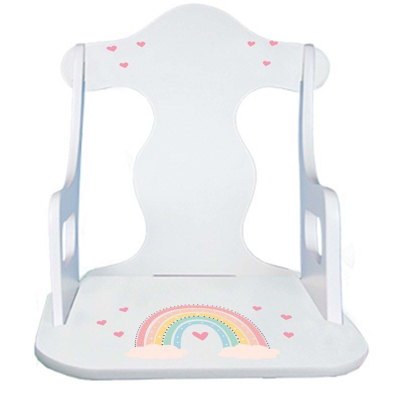 Personalized Boho Rainbow Puzzle Rocker - MyBambino.com