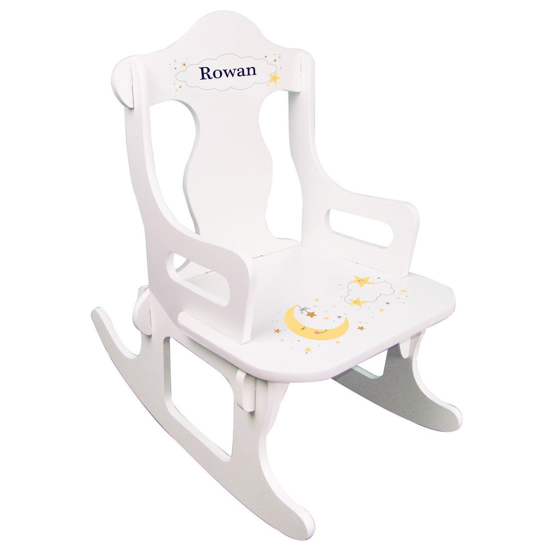 Personalized Celestial Moon Puzzle Rocker