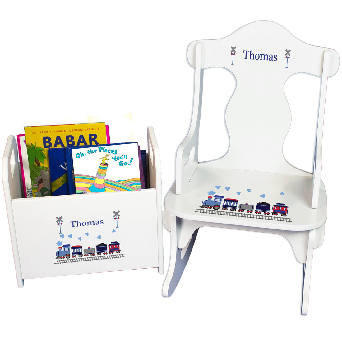 Train Rock N Read Gift Set - MyBambino.com
