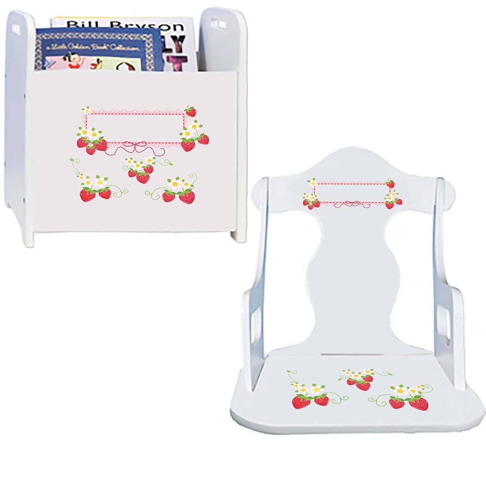 Personalized Strawberry Rock N Read - MyBambino.com