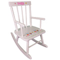 Hand Painted White Classic Rocking Chair - MyBambino.com