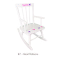 Hand Painted White Classic Rocking Chair - MyBambino.com