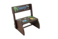 Hand Painted Espresso Flip Stool - MyBambino.com
