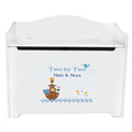 White Toy Box Bench - Noahs Ark - MyBambino.com
