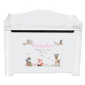 White Toy Box Bench - Woodland Gray - MyBambino.com