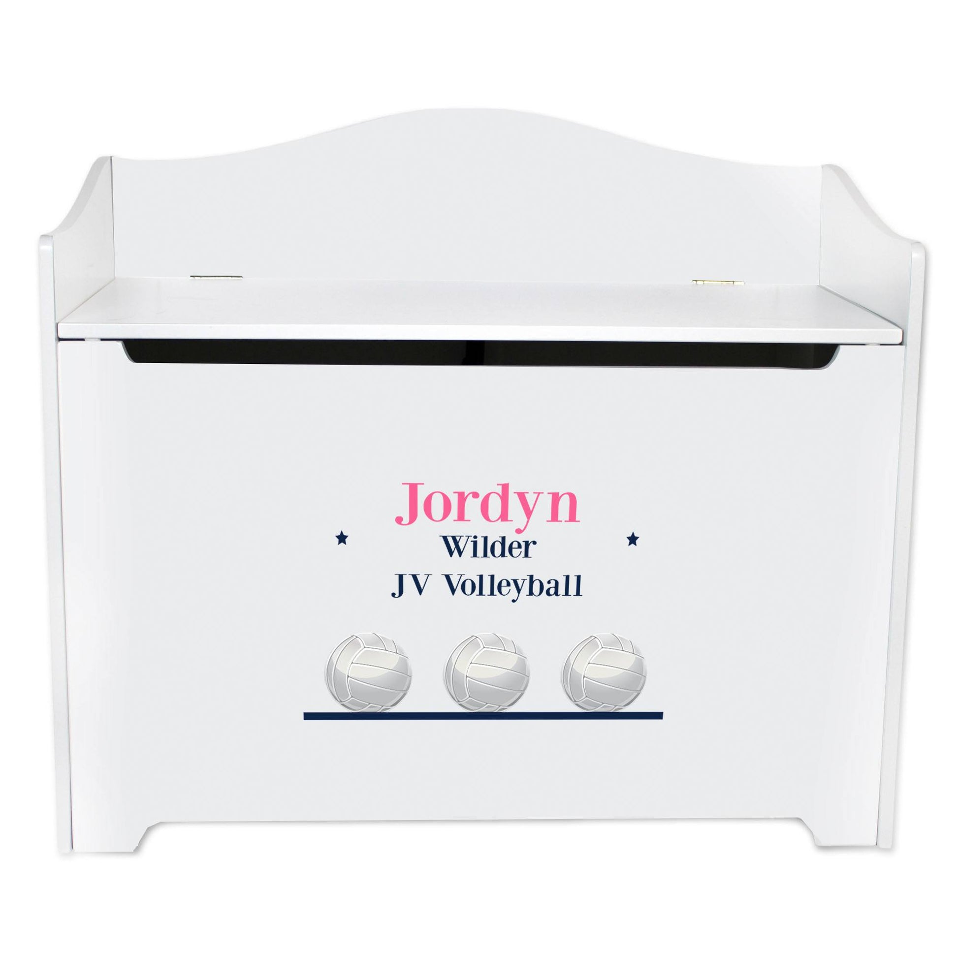 White Toy Box Bench - Golf - MyBambino.com