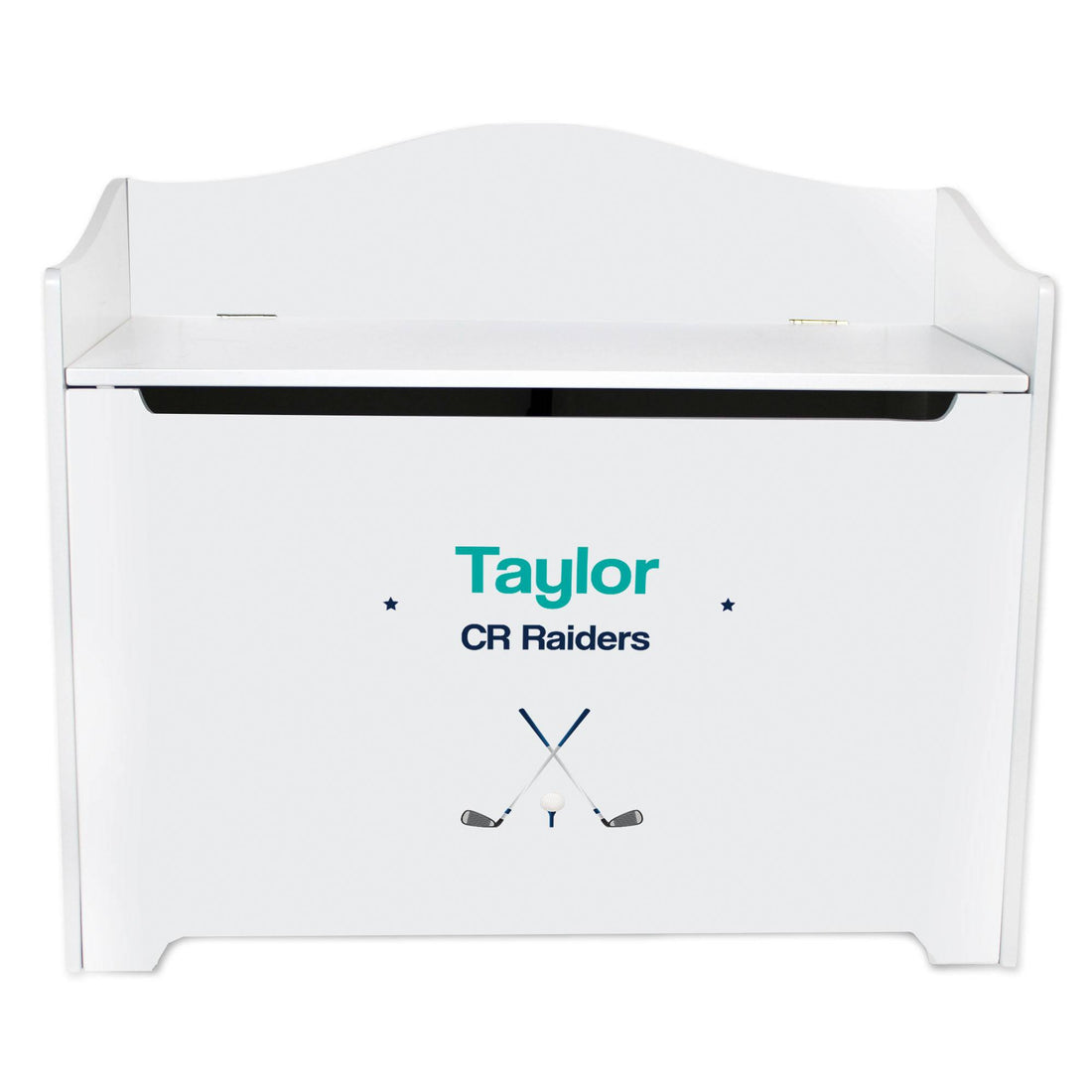 White Toy Box Bench - Golf - MyBambino.com