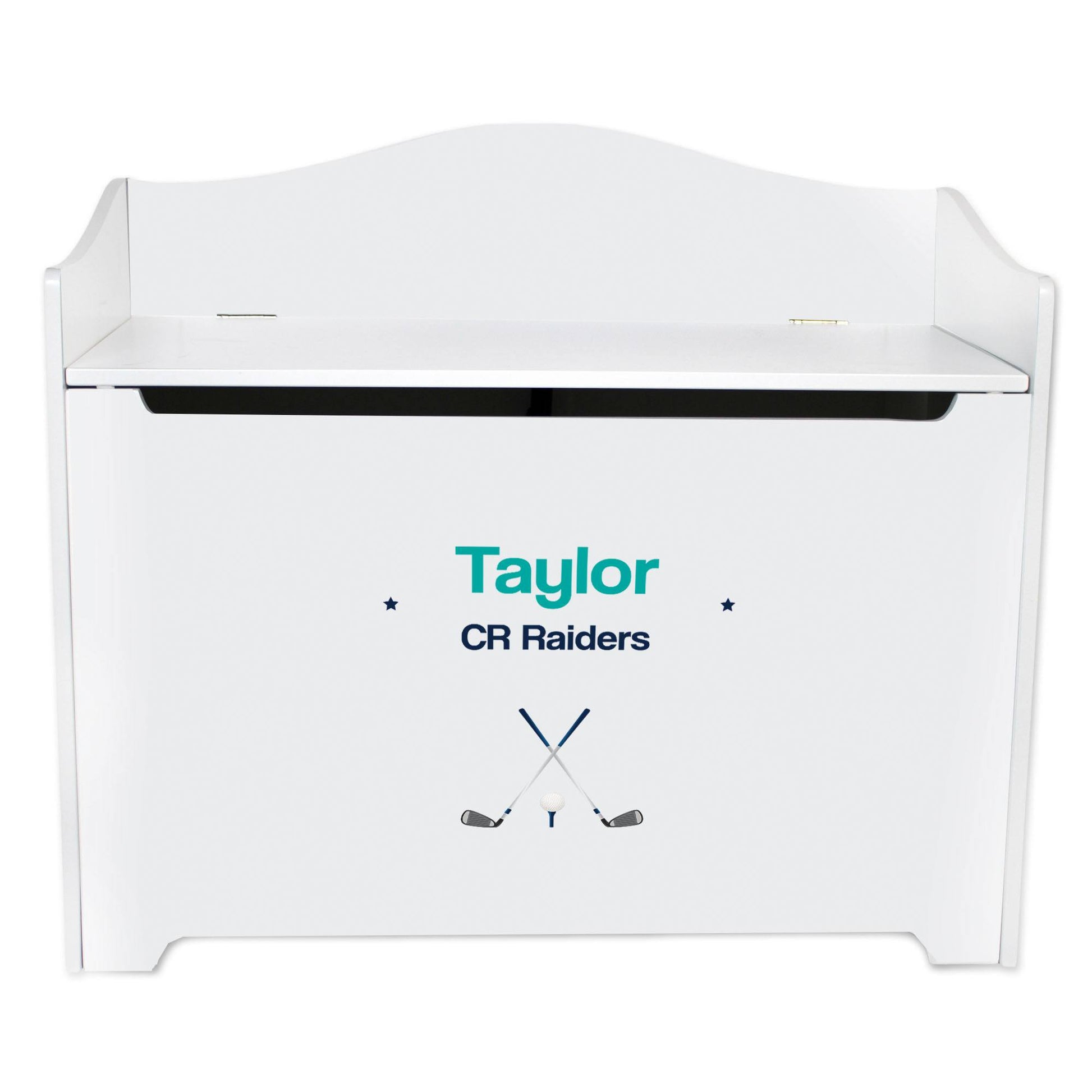 White Toy Box Bench - Golf - MyBambino.com