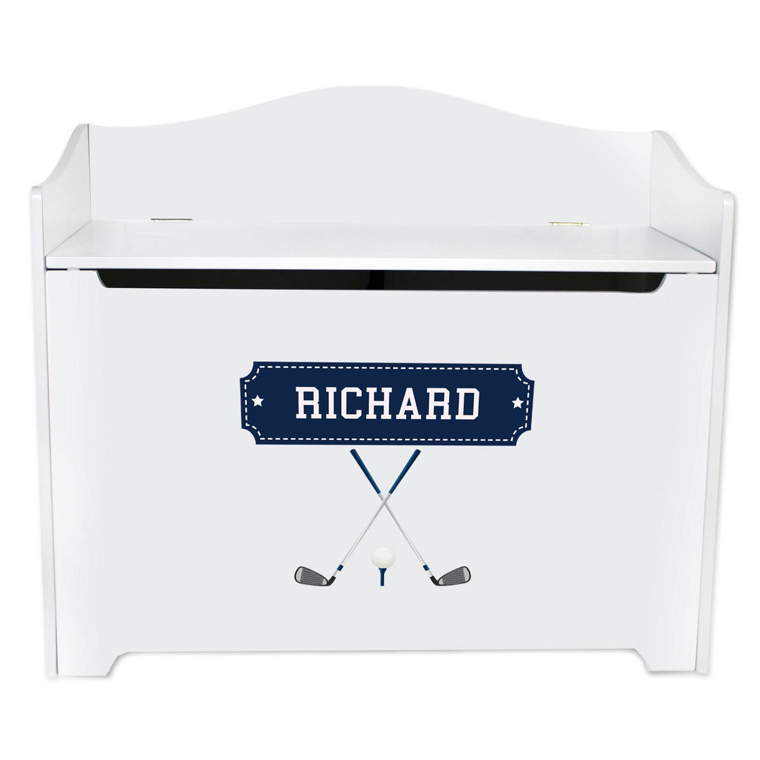 White Toy Box Bench - Golf - MyBambino.com