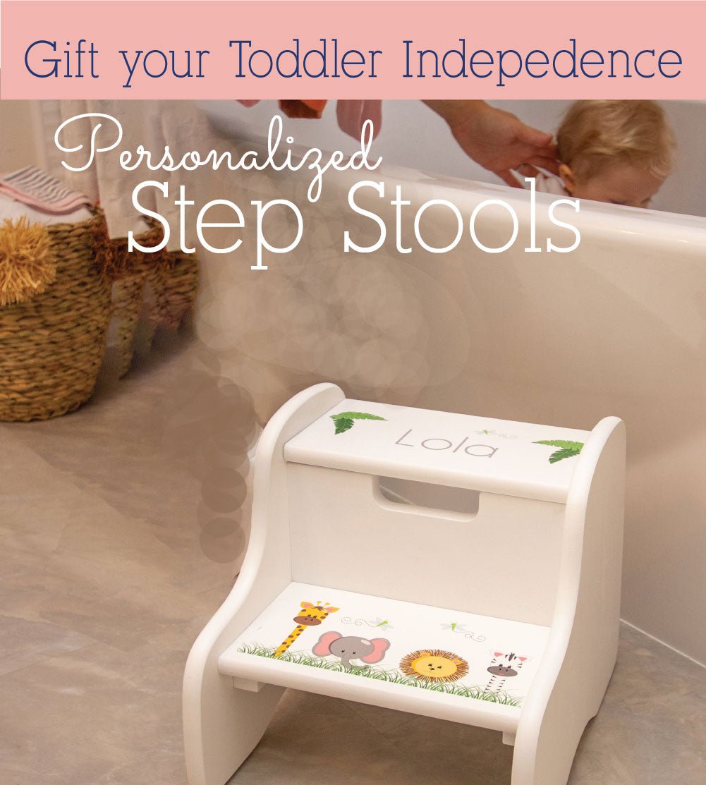 Give your Child the Gift of Independence with a Personalized Step Stool - MyBambino.com