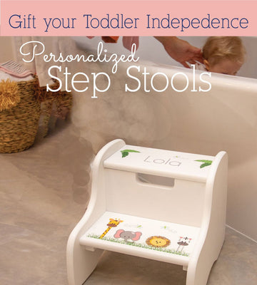 Give your Child the Gift of Independence with a Personalized Step Stool - MyBambino.com