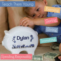 Personalized Piggy Bank - Mountain Bear - MyBambino.com