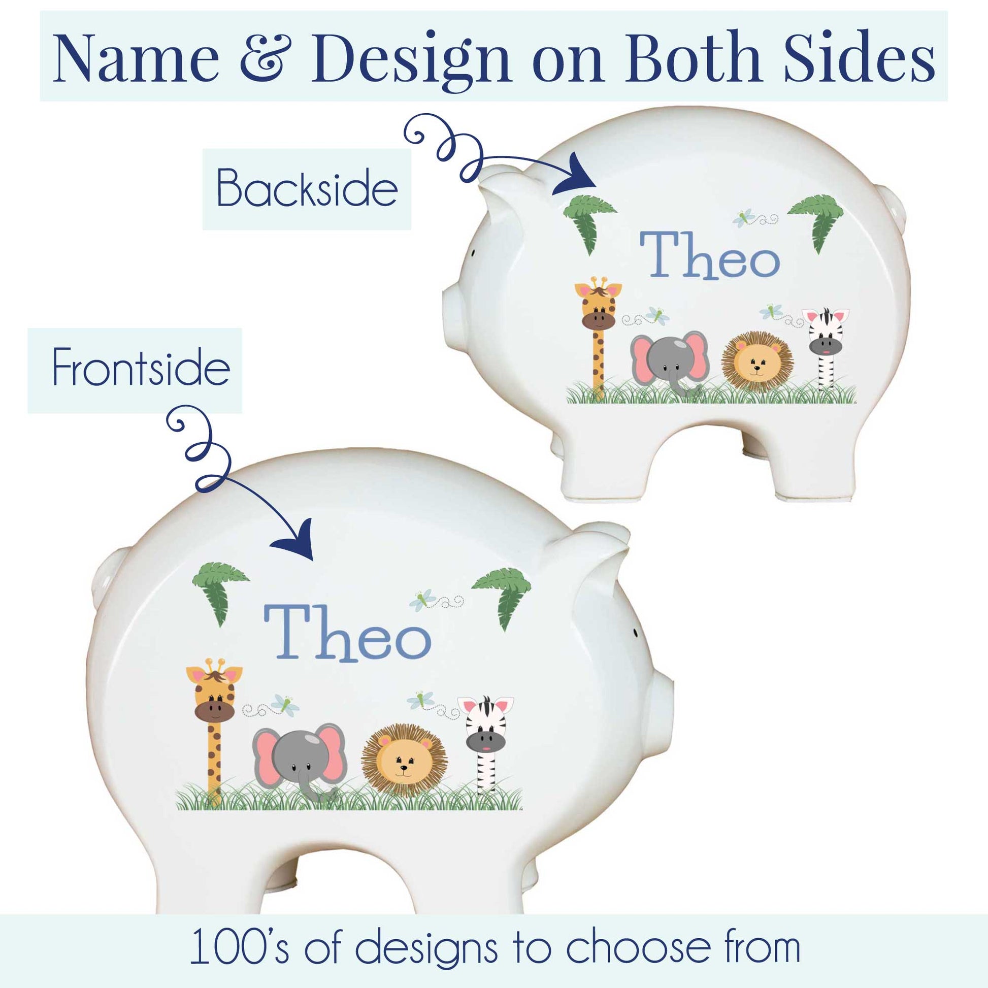Personalized Piggy Bank - Baseball - MyBambino.com