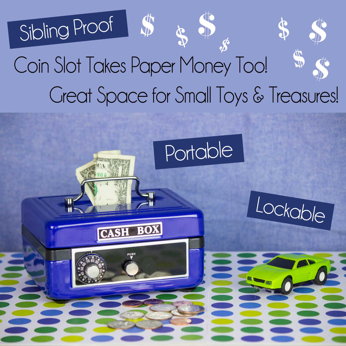 White Cash Box - Small World