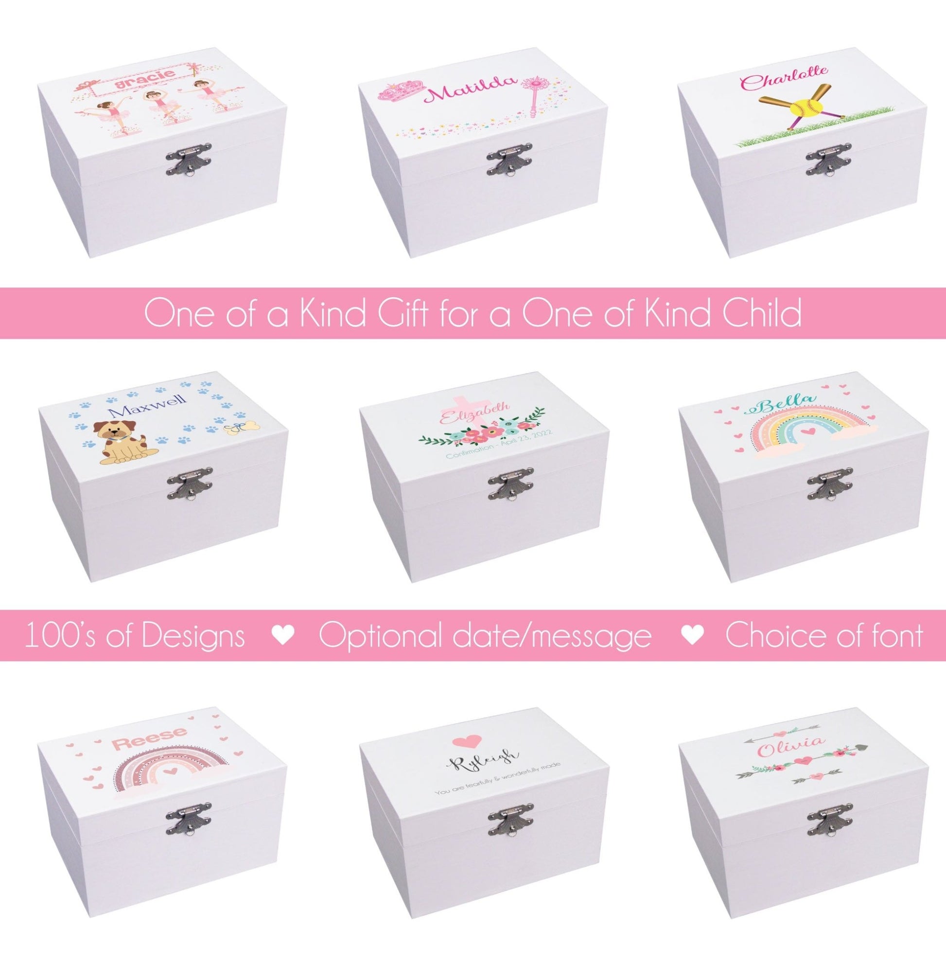 Personalized Musical Ballerina Jewelry Box 2.0 - MyBambino.com