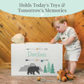 Personalized Open Top Toy Box 2.0 - MyBambino.com