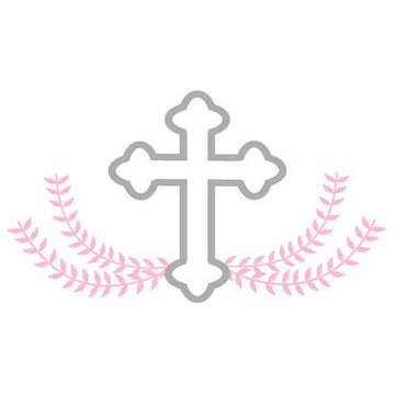 Personalized Lift Top Jewelry Box - Pink Cross