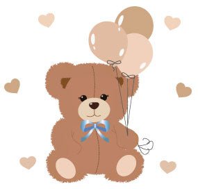 Personalized Classic Teddy Bear White Two Step Stool