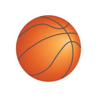 Basketball Natural Wood Two Step Stool