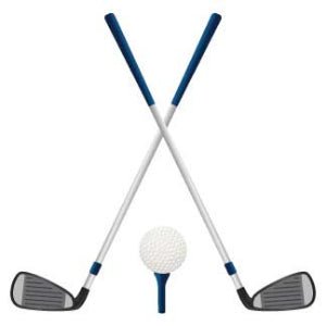 Golf Natural Wood Two Step Stool