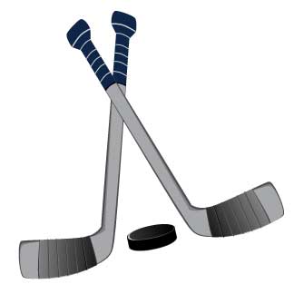 Personalized Ice Hockey Natural Flip Stool - detail view
