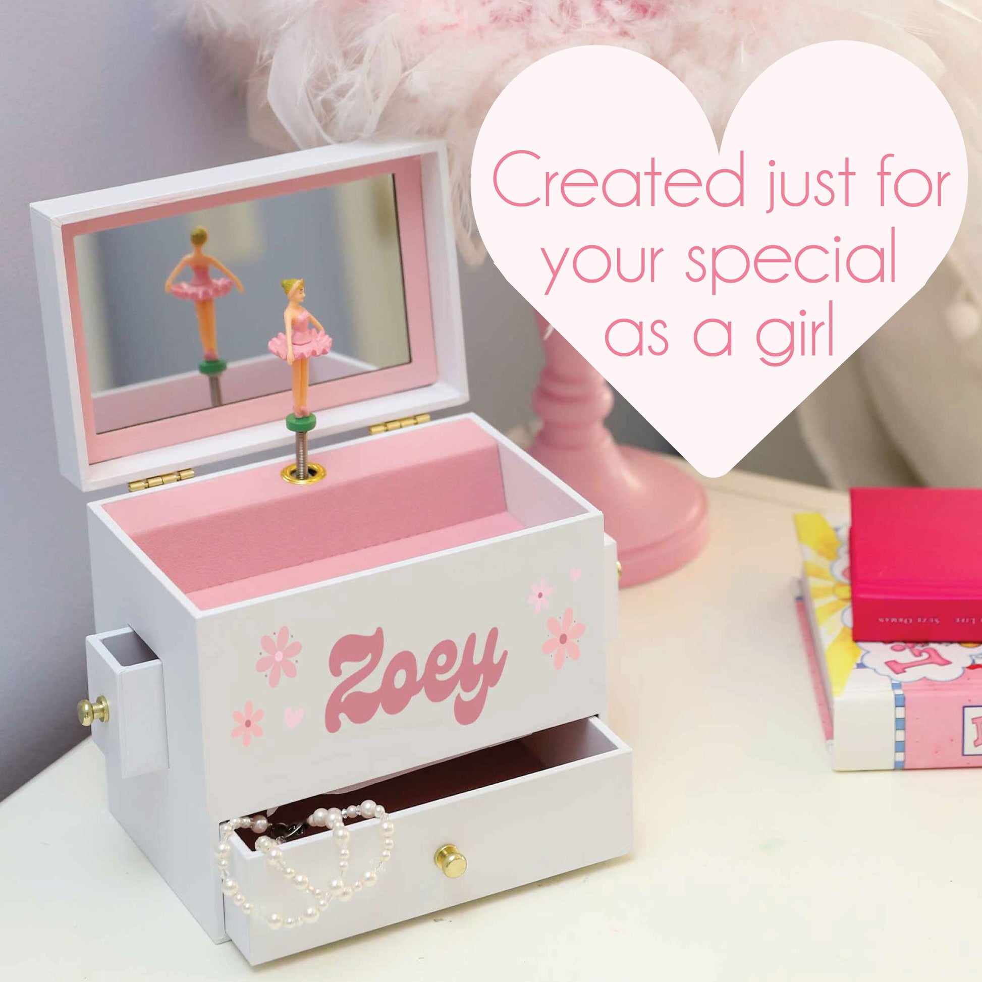 Princess Castle Deluxe Musical Ballerina Jewelry Box - MyBambino.com