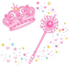 Personalized Magical Princess Espresso Flip Stool - MyBambino.com