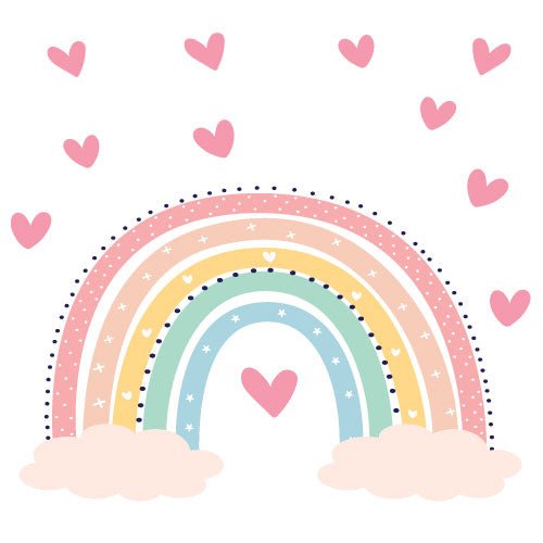 Personalized Rock N Play Gift Set - Boho Rainbow - MyBambino.com