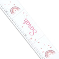 Personalized Mauve Rainbow Growth Chart - MyBambino.com