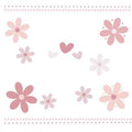 Personalized White Book Caddy with Mauve Daisy - MyBambino.com