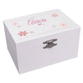 Mauve Daisy Musical Ballerina Jewelry Box - MyBambino.com