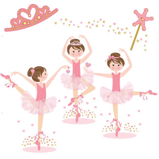 Brunette Ballerina Door Hanger