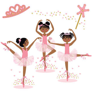 Personalized African American Ballerina Lift Top Jewelry Box
