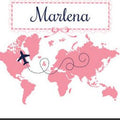Personalized Piggy Bank - Pink World Map