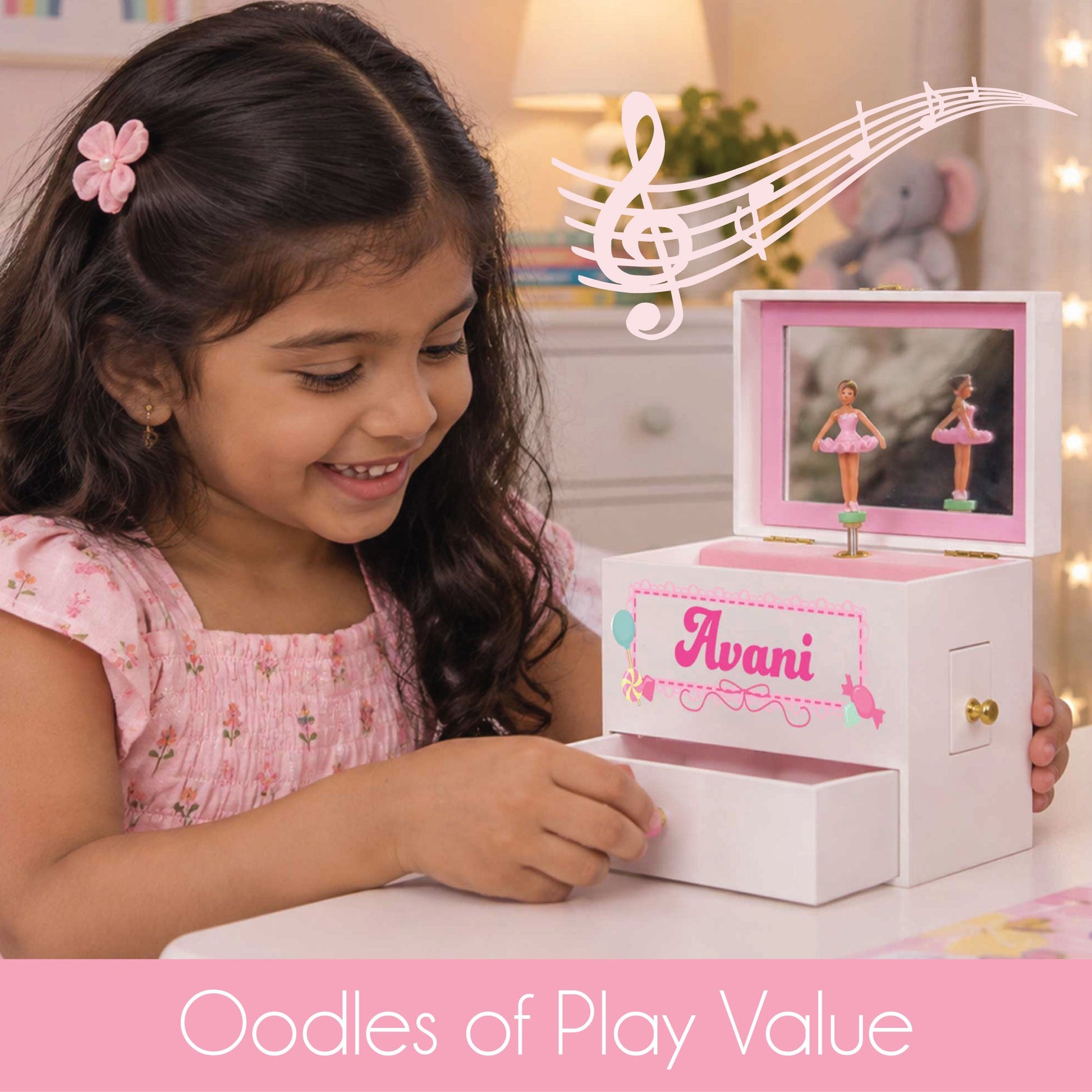 Princess Castle Deluxe Musical Ballerina Jewelry Box - MyBambino.com
