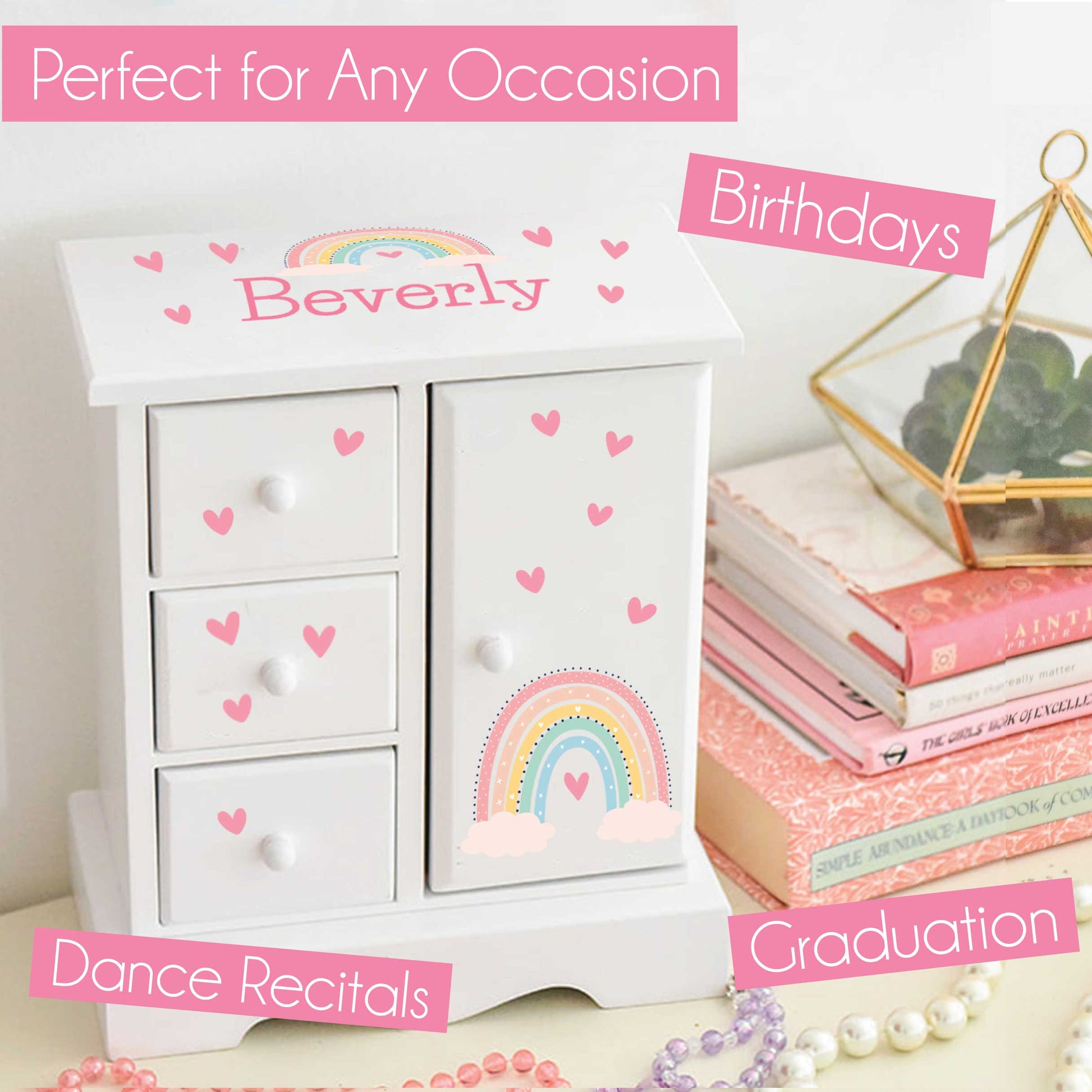 Jewelry Armoire - Strawberry - MyBambino.com