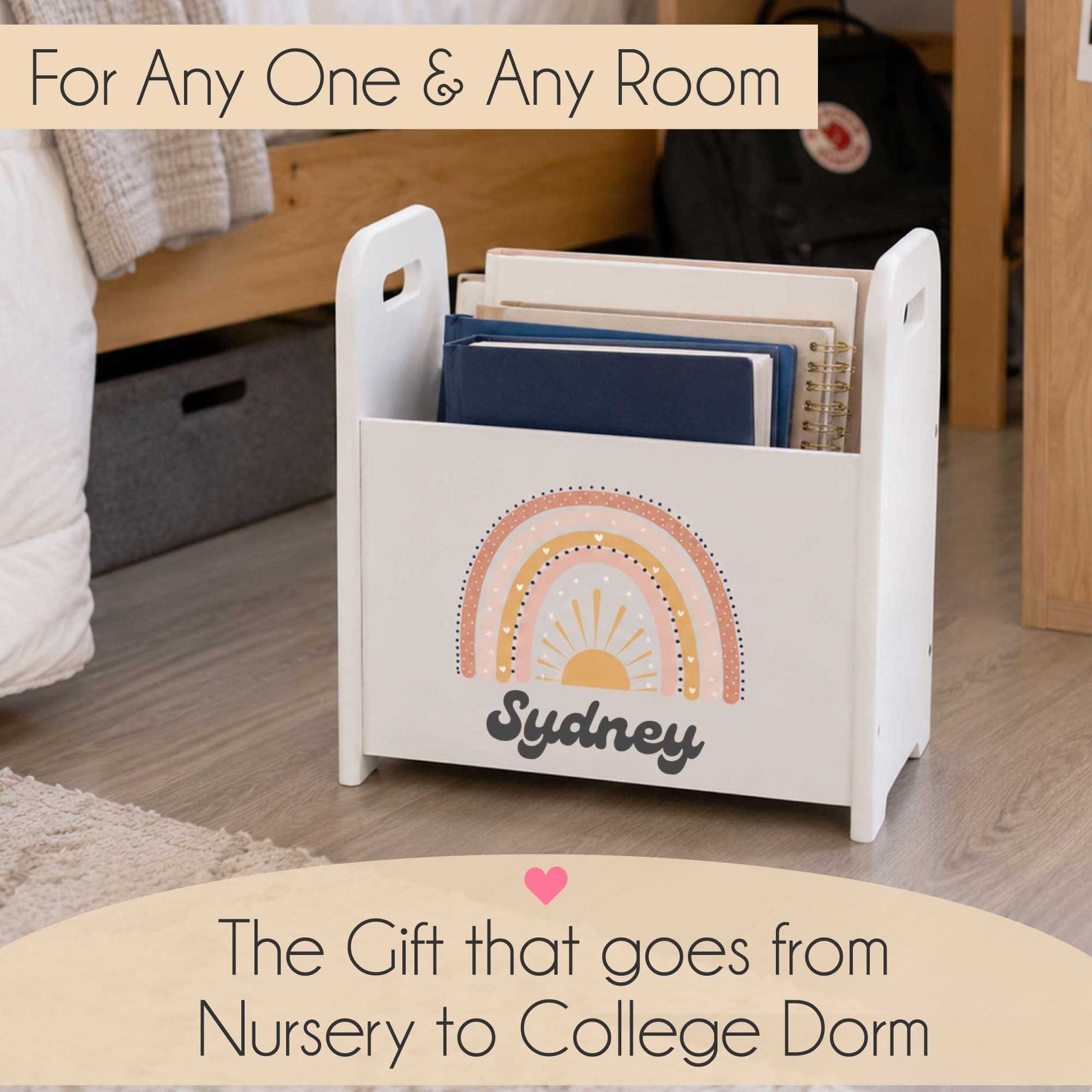 Personalized Book Caddy - Lucky Clover - MyBambino.com