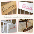 Mountain Bear White Spindle Rocking Chair - MyBambino.com