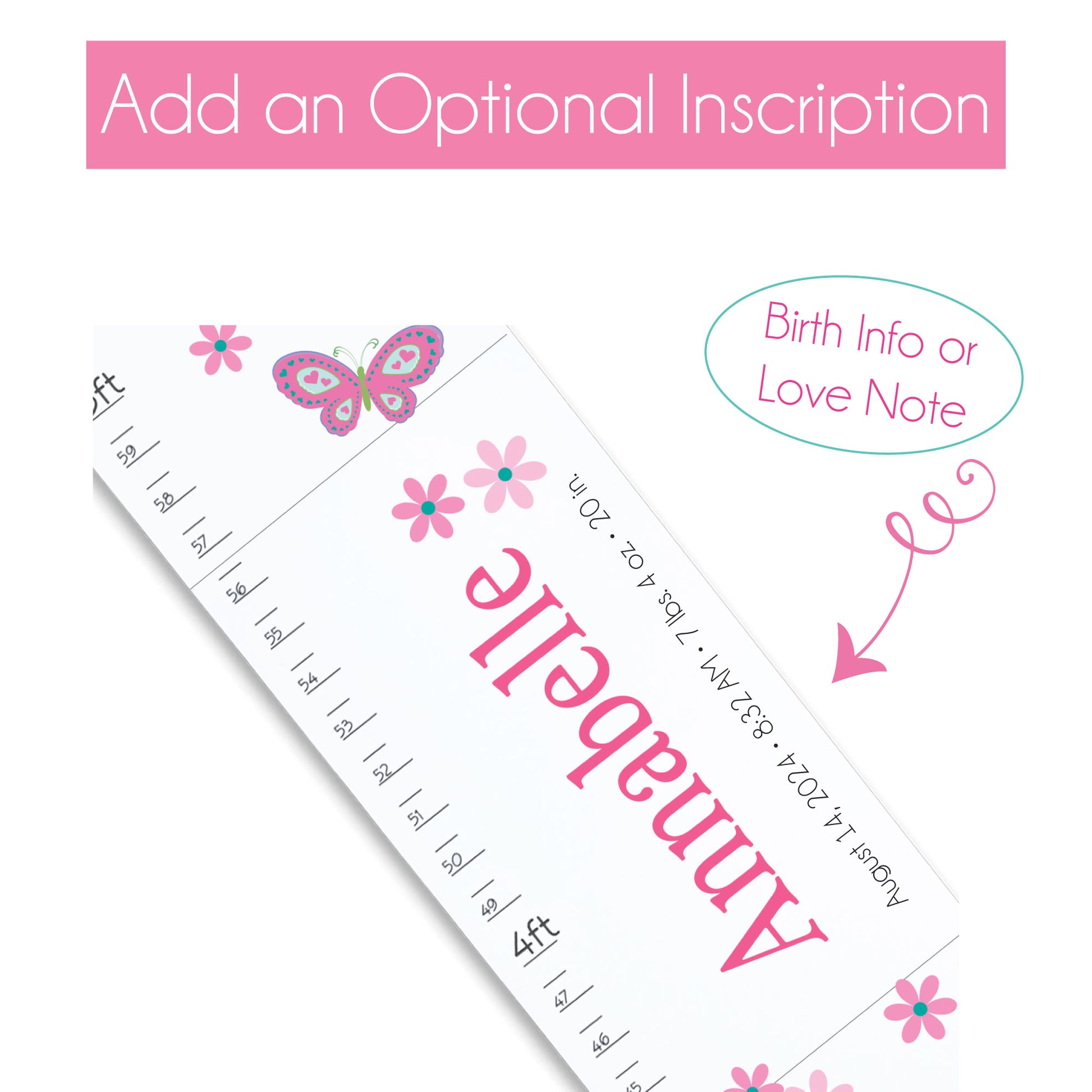 Personalized Growth Chart 2.0 - MyBambino.com