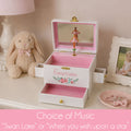 Personalized Deluxe Musical Ballerina Jewelry Box 2.0 - MyBambino.com