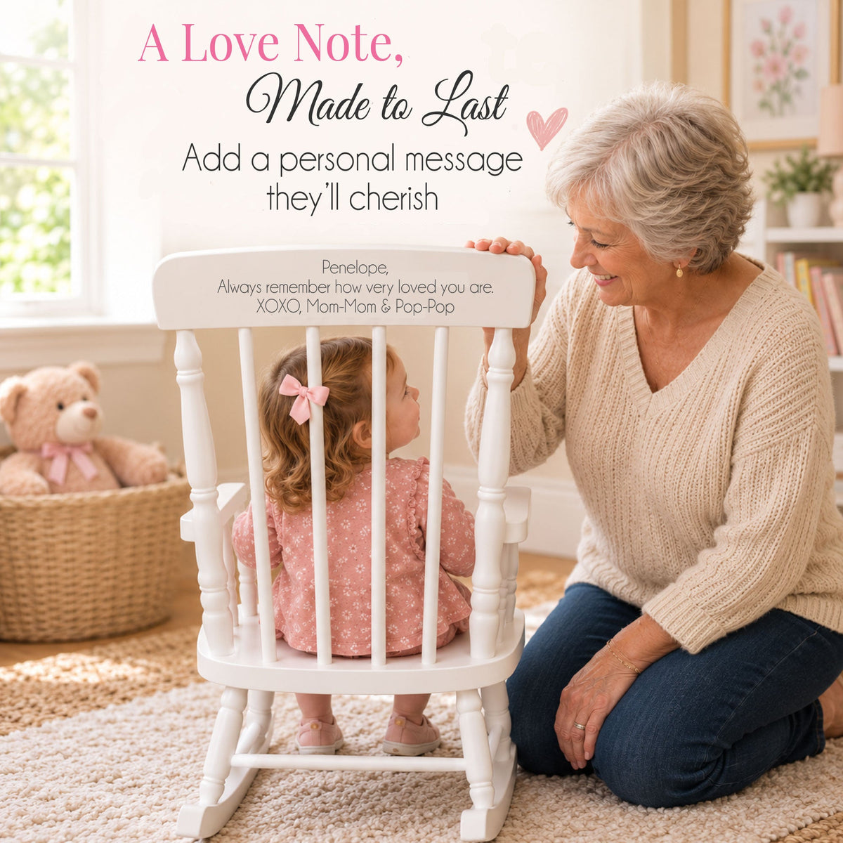 Sloth Natural Spindle Rocking Chair